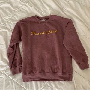 Peach Club Crewneck